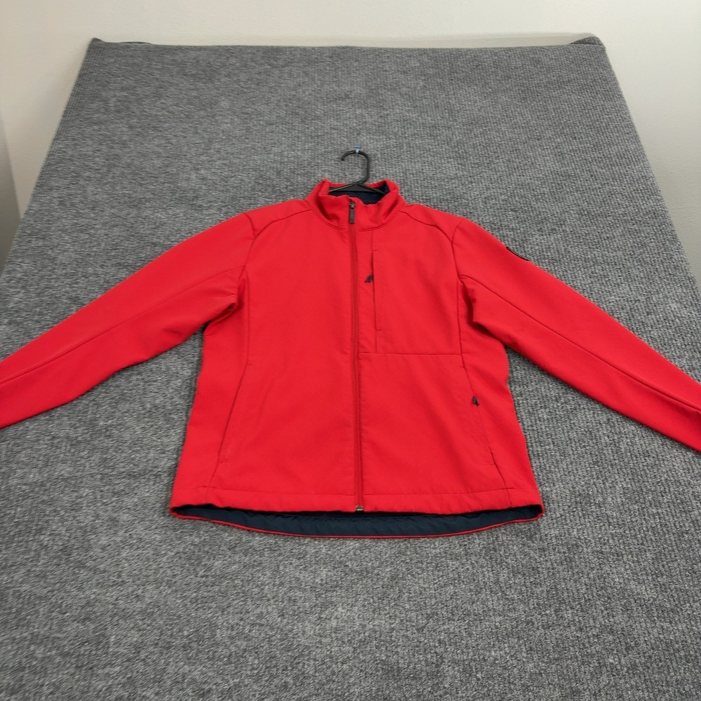 Chick-fil-A Oobe Jacket Mens M Red Polyester Spandex Softshell Full Zip Workwear